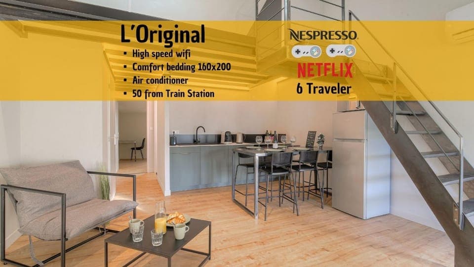 Property logo or sign, Kitchen or kitchenette, Living room, Dining area