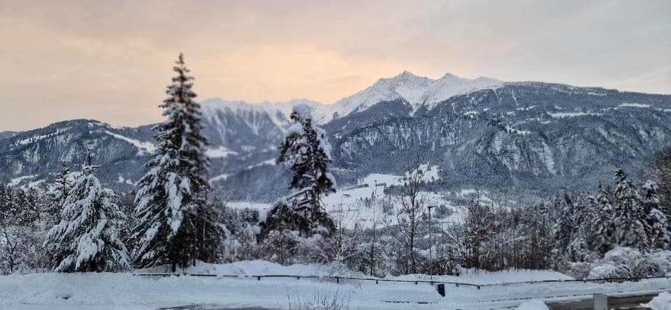Winter, Balcony/Terrace, Balcony/Terrace, Mountain view