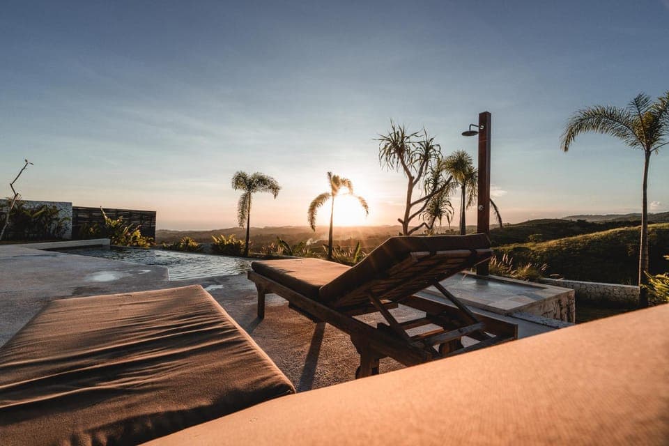 Day, Natural landscape, Pool view, Swimming pool, Sunrise, Sunset, sunbed