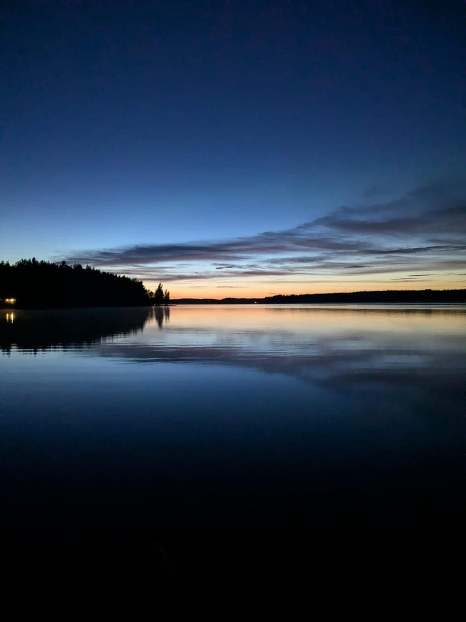 Natural landscape, Lake view, Sunset