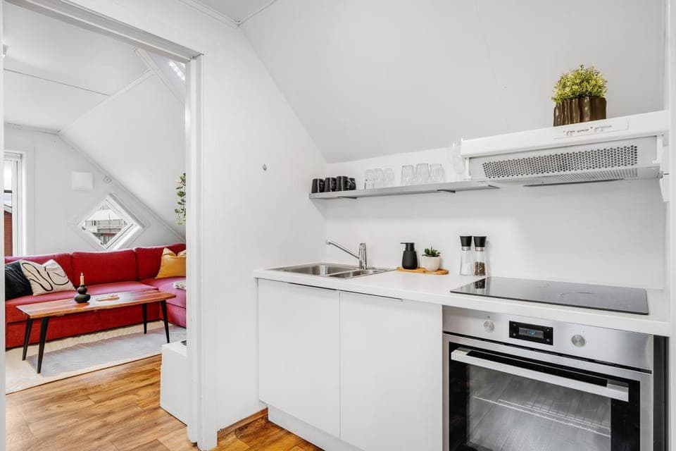 Kitchen or kitchenette, Dining area, oven, stove