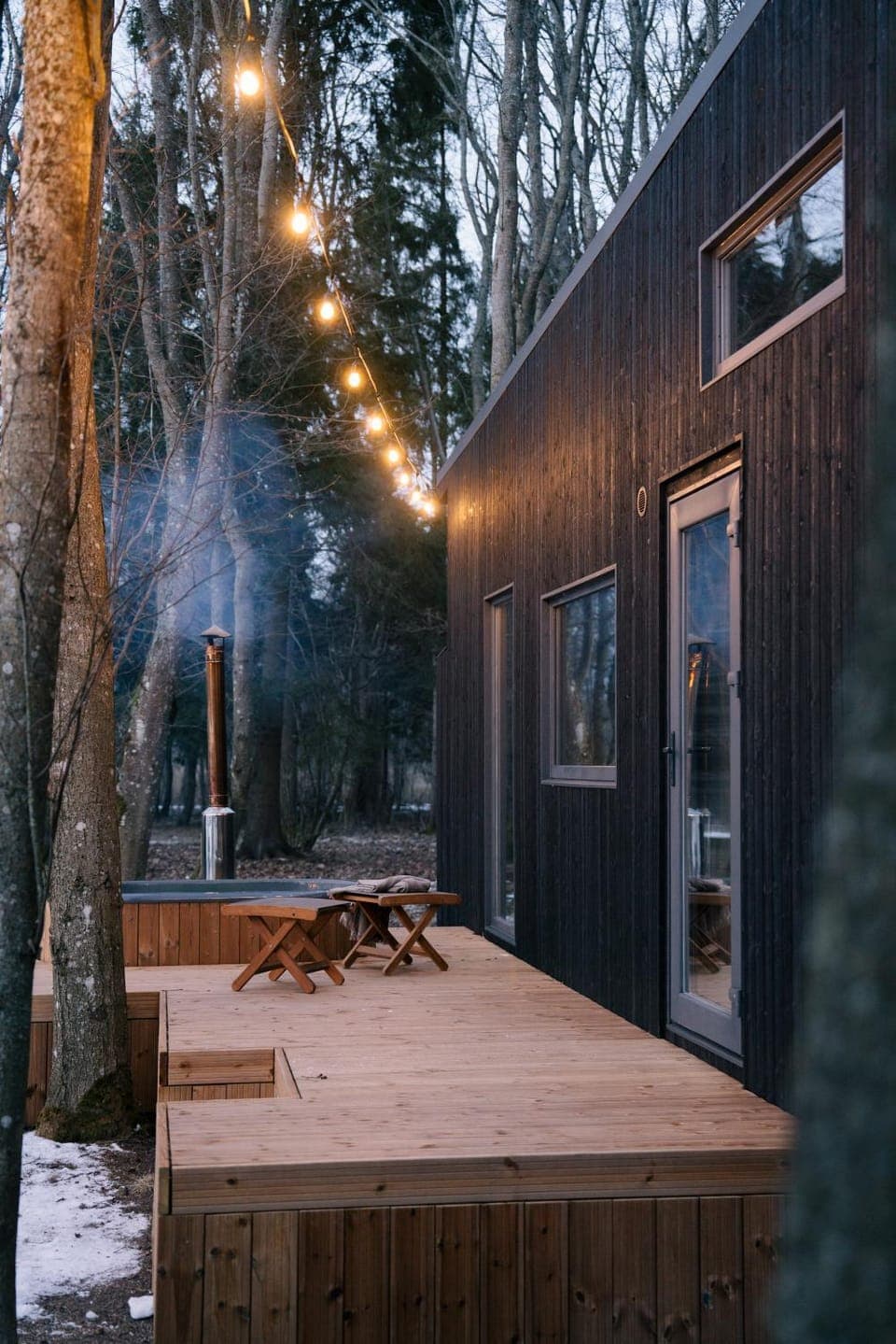 Property building, Patio, Day, Winter