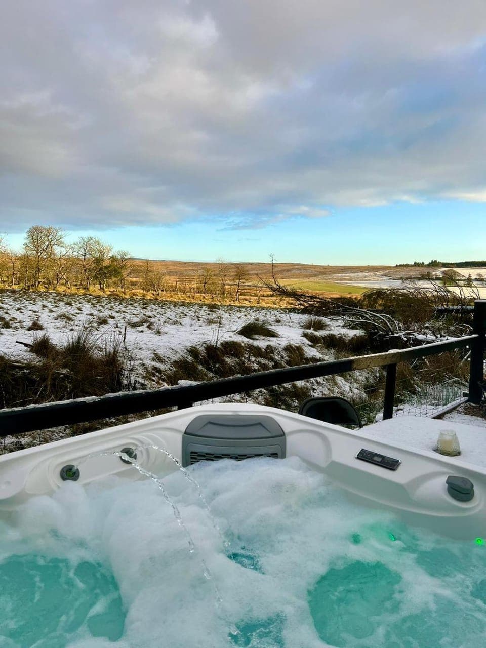 Natural landscape, Winter, Hot Tub