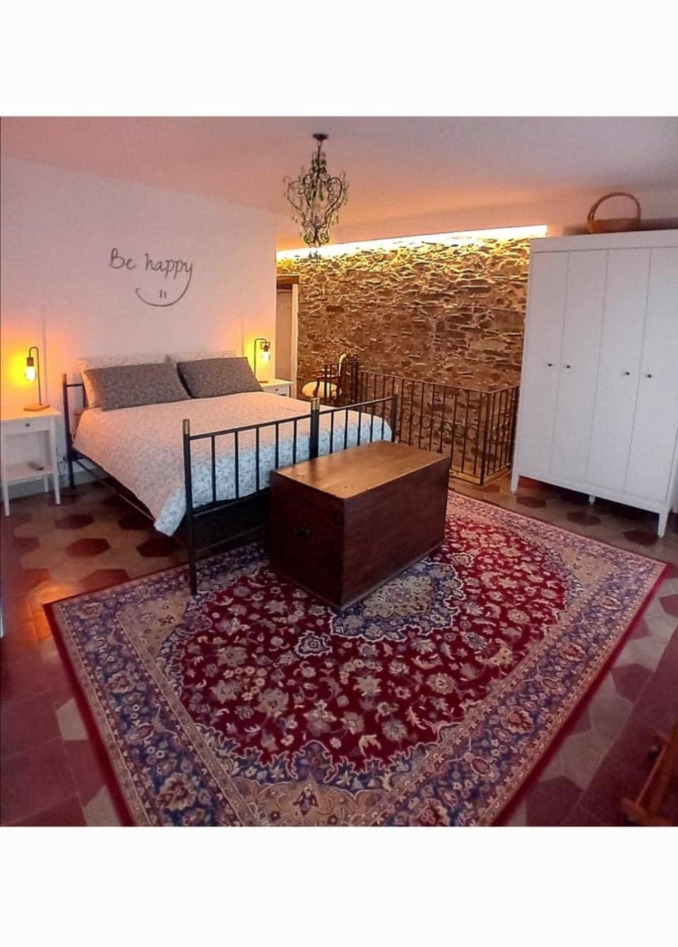 Bed, Photo of the whole room, Bedroom, wardrobe