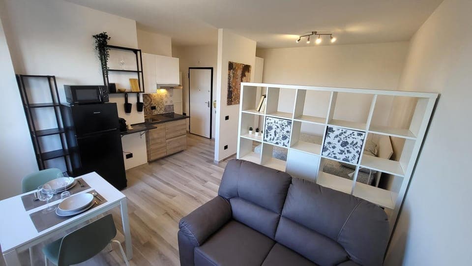 Kitchen or kitchenette, Living room, Photo of the whole room