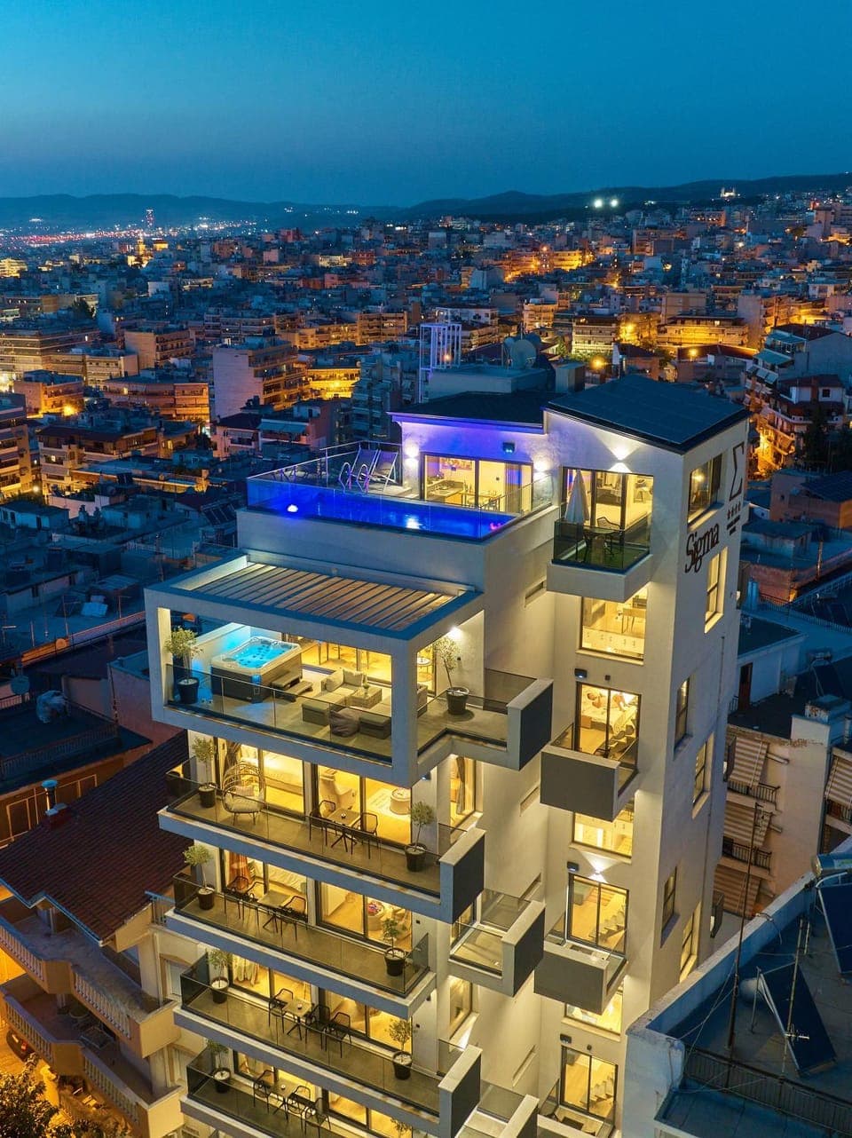 Property building, Bird's eye view