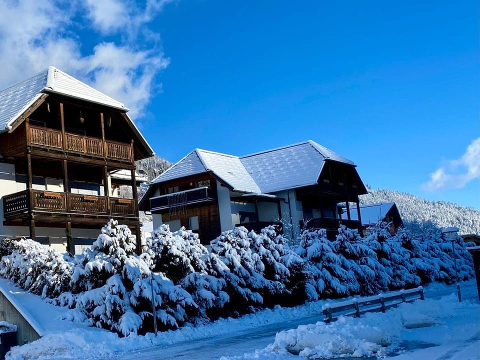 Property building, Day, Natural landscape, Winter