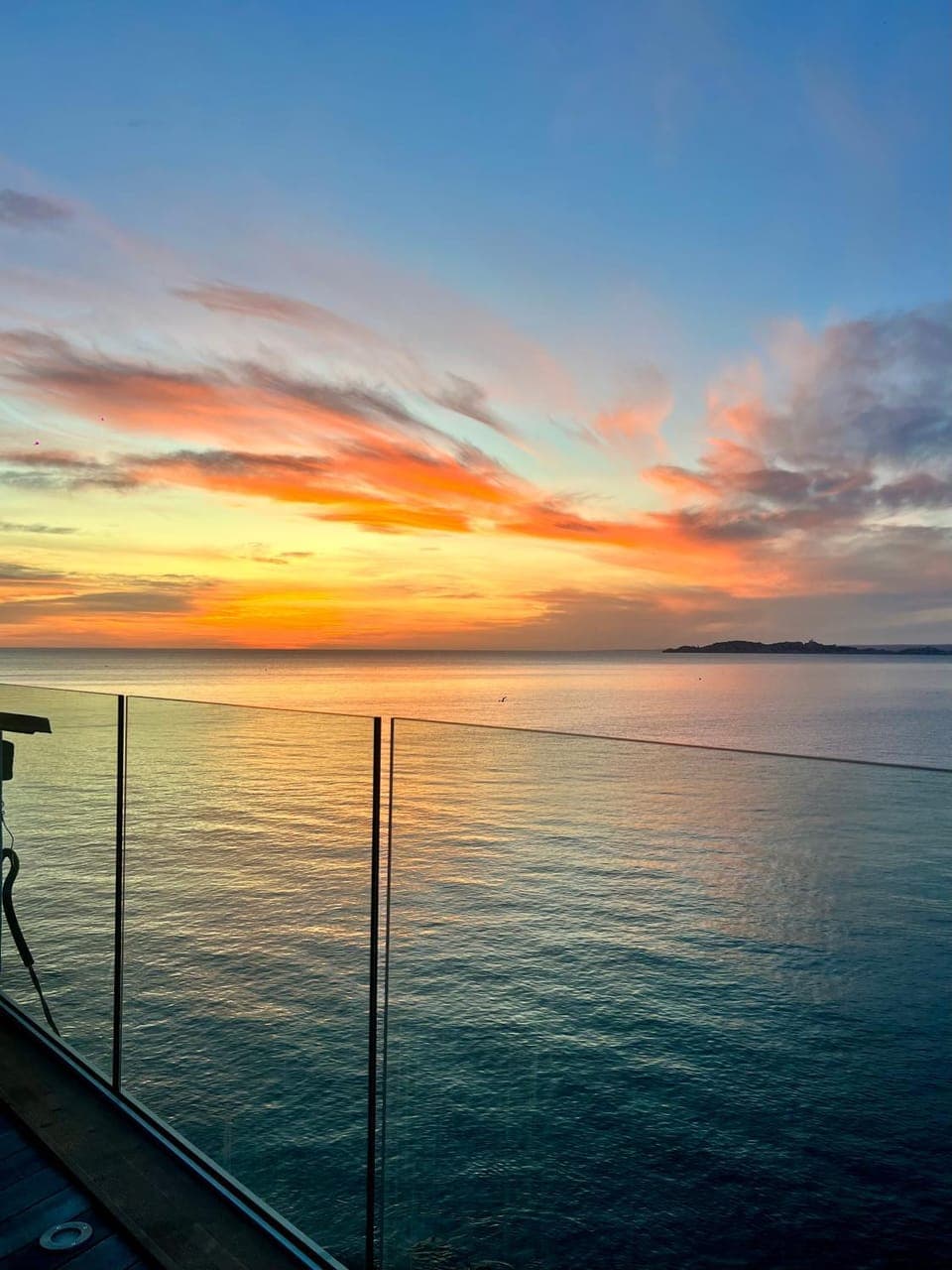 Natural landscape, Sea view, Sunset