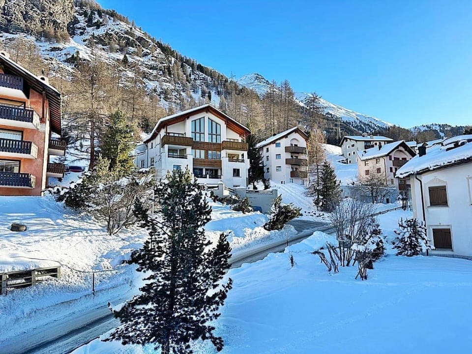 Natural landscape, Winter, Mountain view