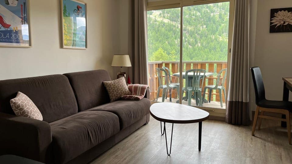 Summer, View (from property/room), Balcony/Terrace, Living room, Seating area