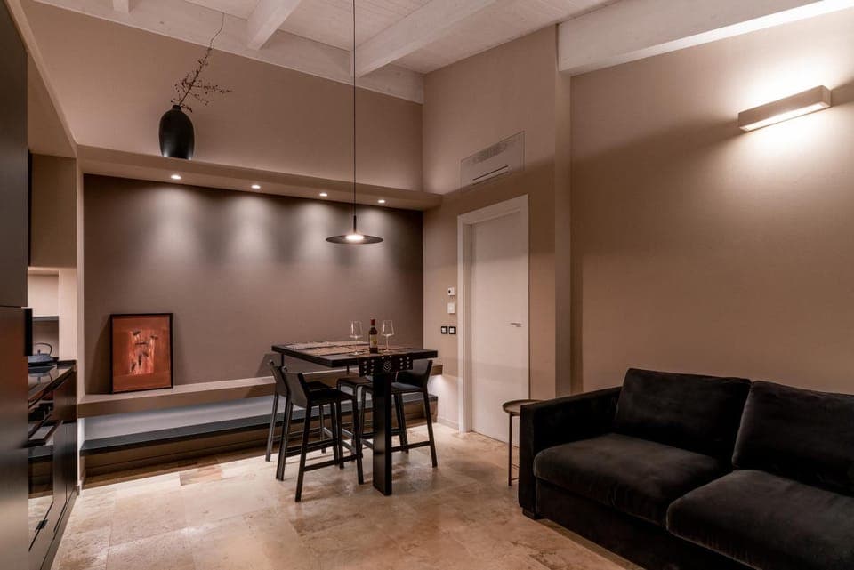 Living room, kitchen