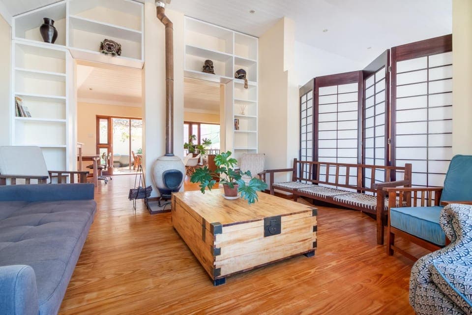 Living room, Seating area, Inner courtyard view, flat iron