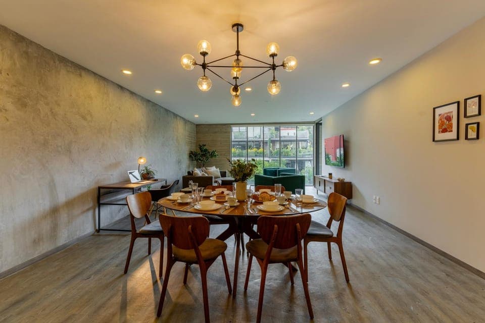 Living room, Dining area