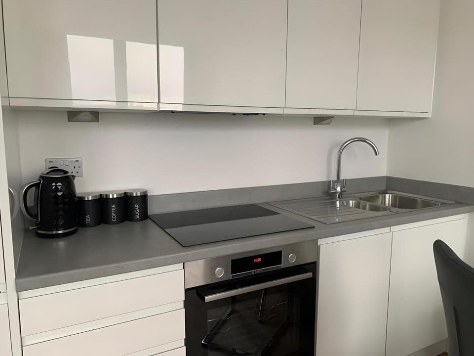 Coffee/tea facilities, Kitchen or kitchenette, dishwasher, pet friendly, stove