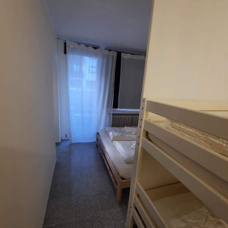 Property building, Living room, Bedroom