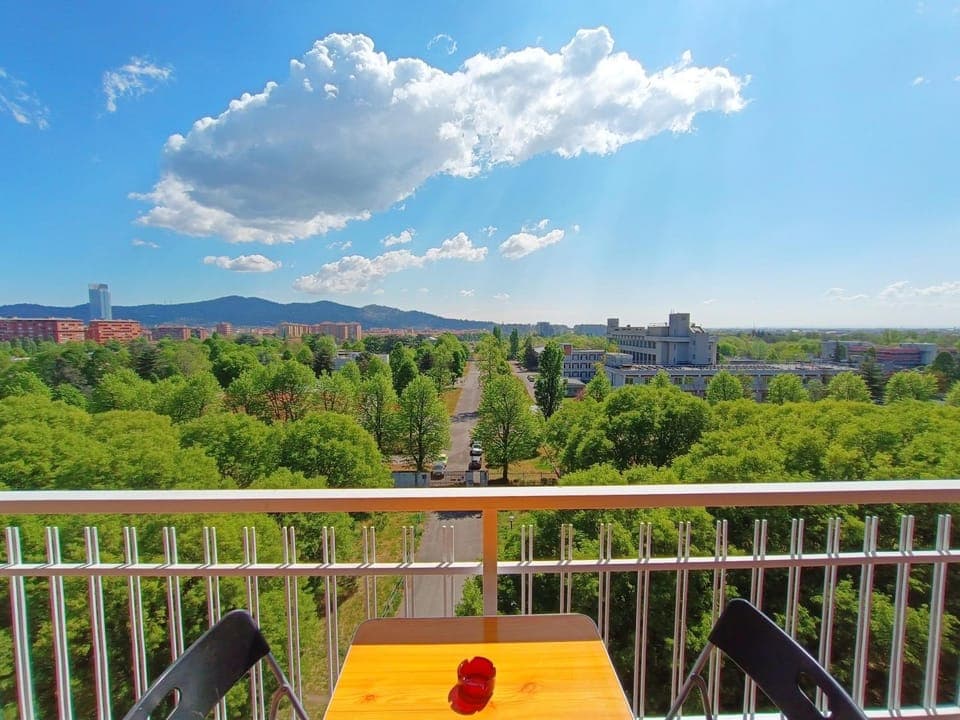 Spring, Day, Natural landscape, View (from property/room), Balcony/Terrace, Mountain view
