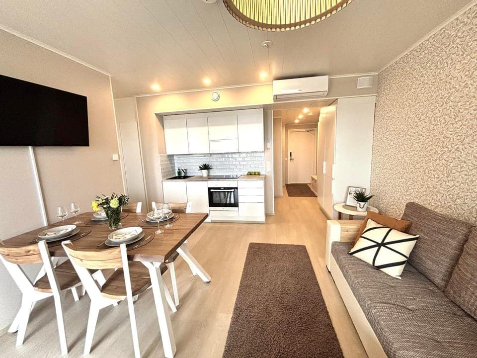 Kivilinna Apartmens Kalajoki - Liinavaatteet, pyyhkeet ja loppusiivous sisältyvät aina hintaan Apartment in Finland