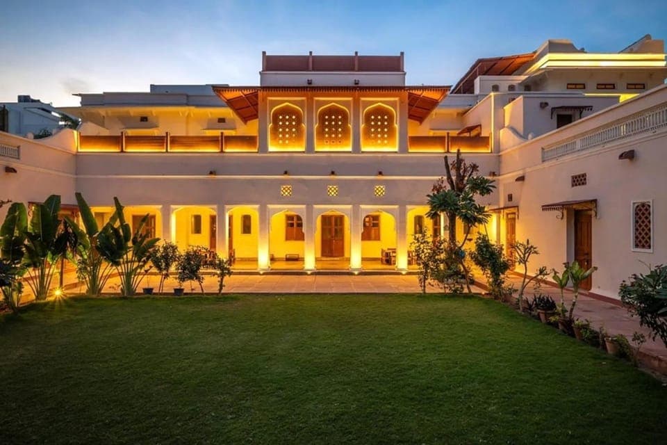 Property building, Garden view