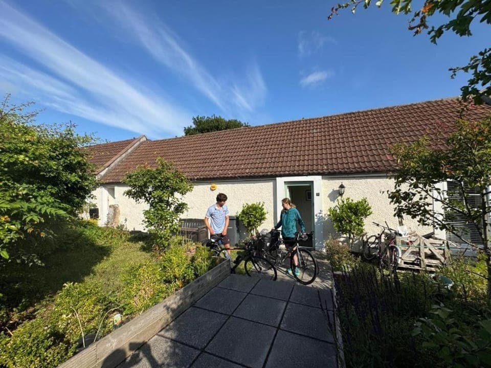 Property building, Garden view, group of guests