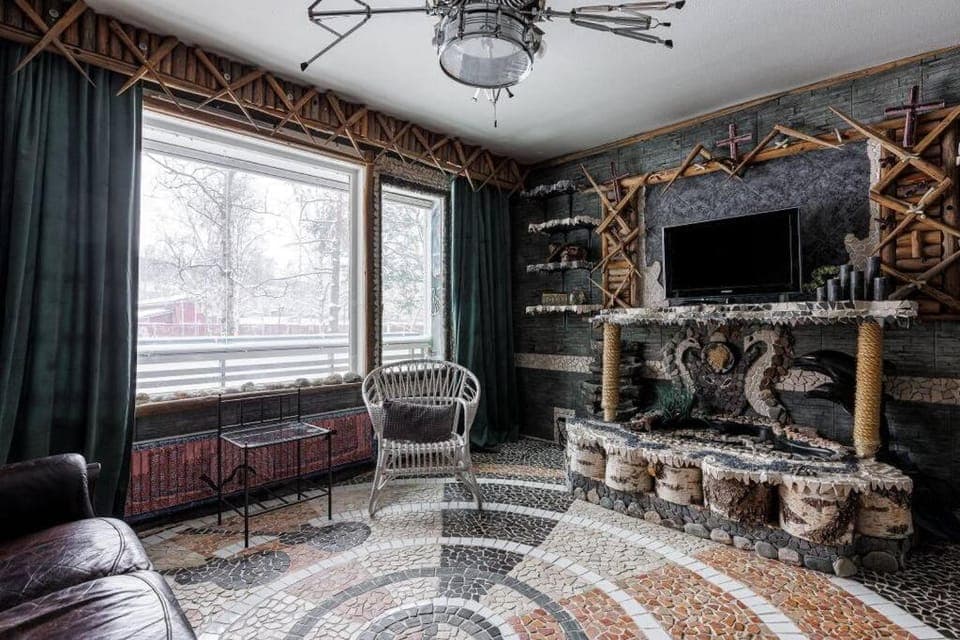 Black Chapel Apartment in Finland