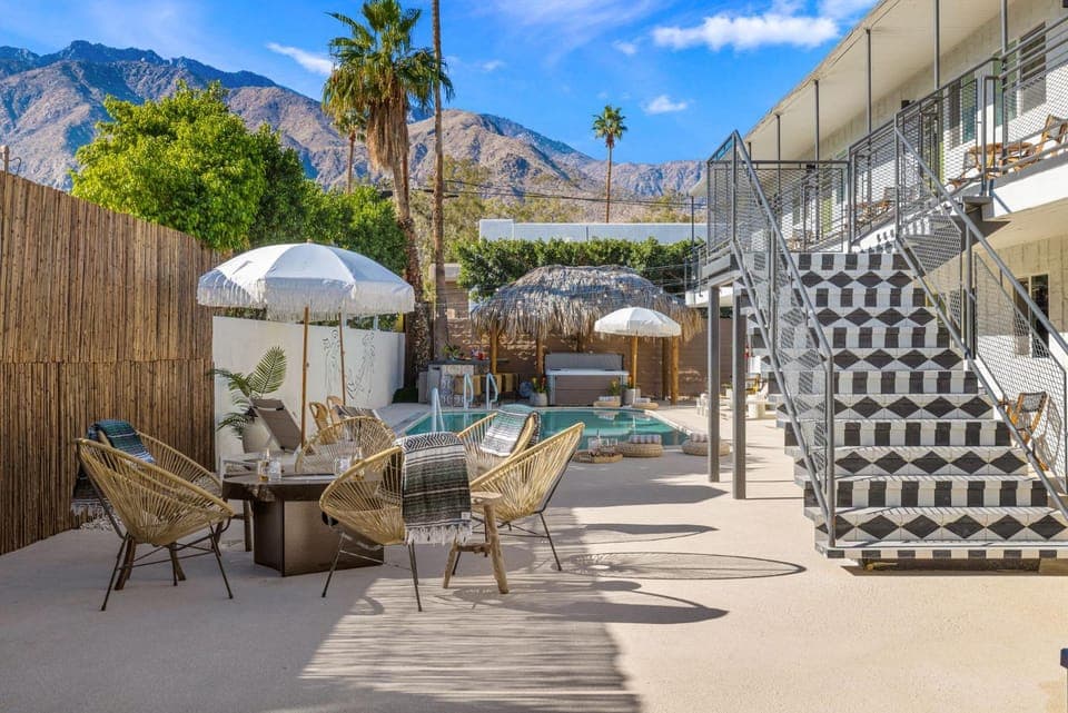 Patio, Day, Garden view, Mountain view