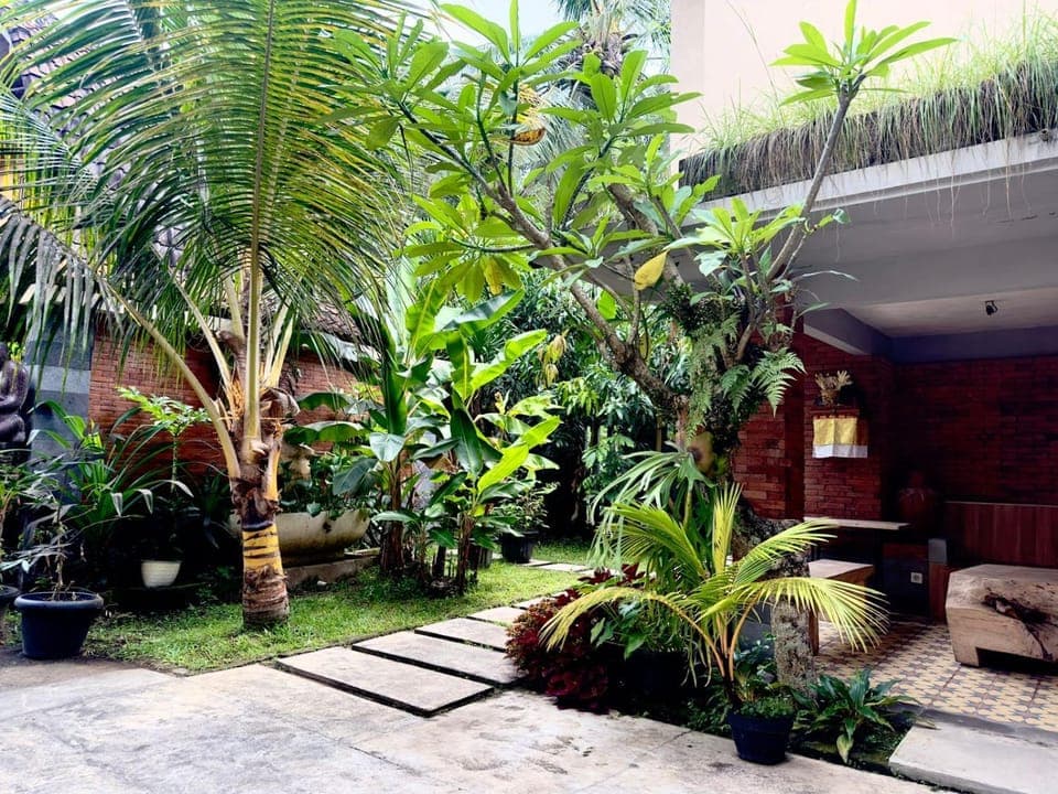 Property building, Garden view