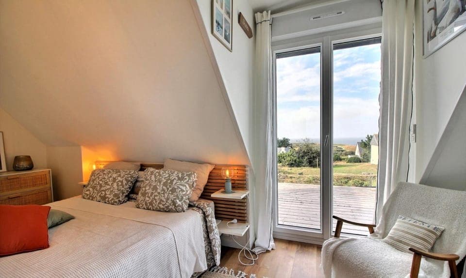 Bed, View (from property/room), Balcony/Terrace, Photo of the whole room, Bedroom, internet