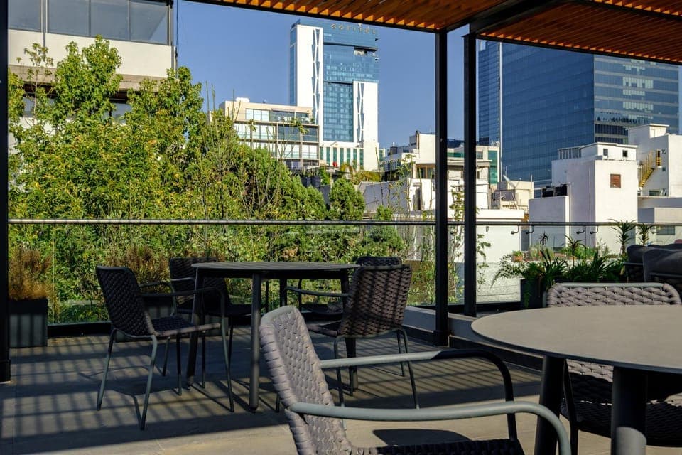 Patio, Day, Balcony/Terrace, City view