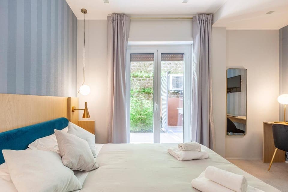 Bed, Garden, Bedroom