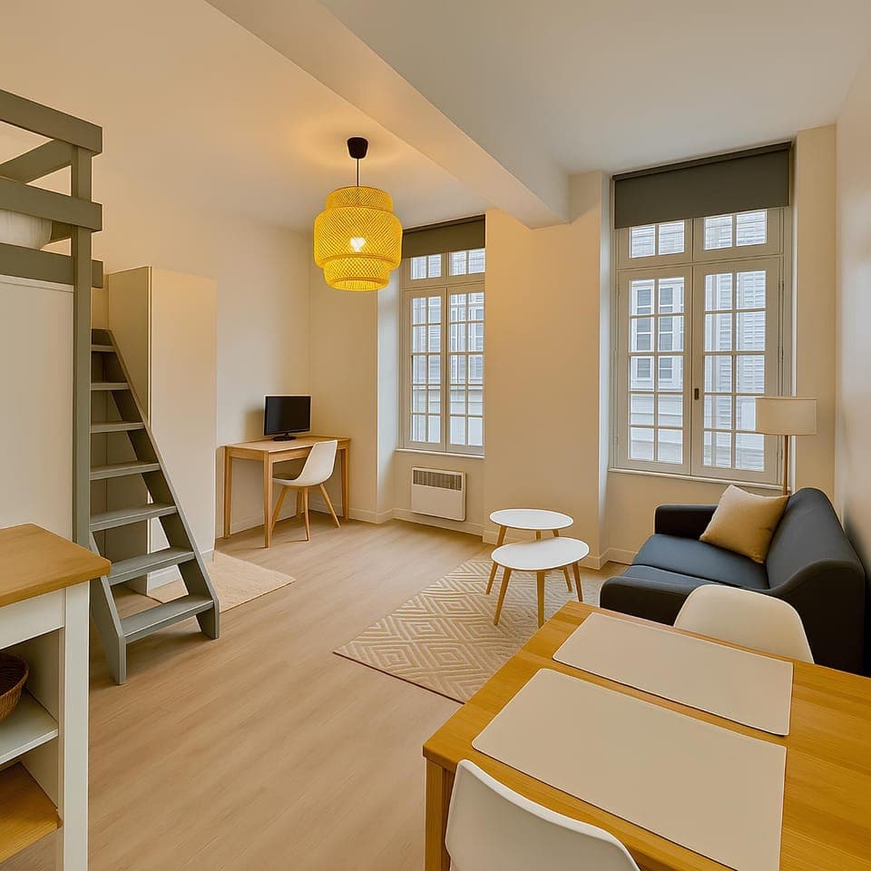 TV and multimedia, Living room, Seating area, Bedroom