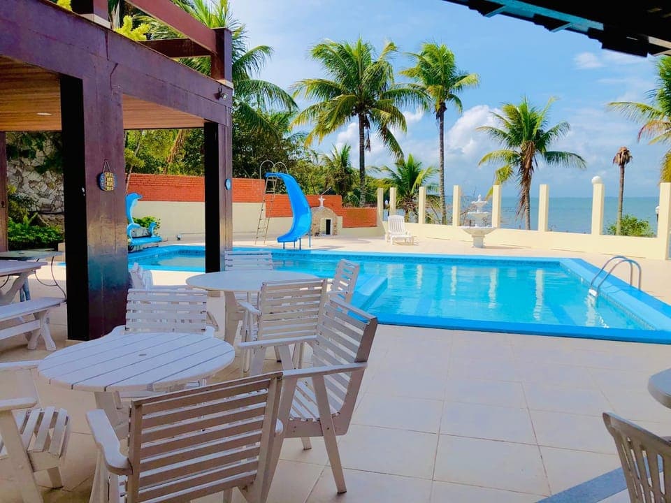 Property building, BBQ facilities, Garden view, Lake view, Pool view, Swimming pool, Sunset, sunbed