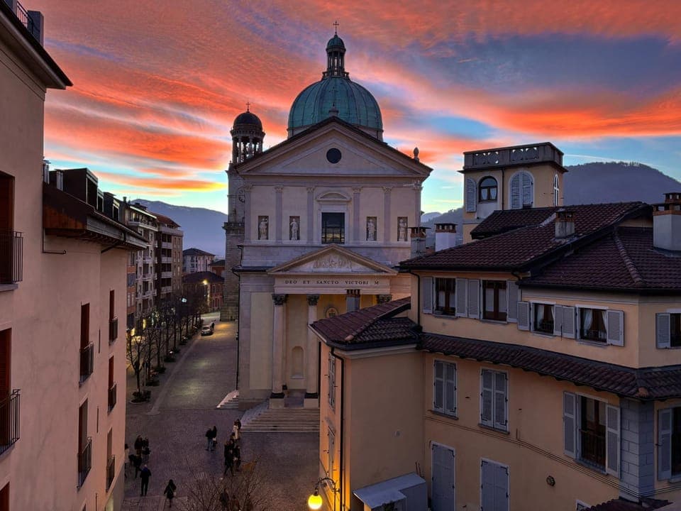 Nearby landmark, City view, Landmark view, Sunset