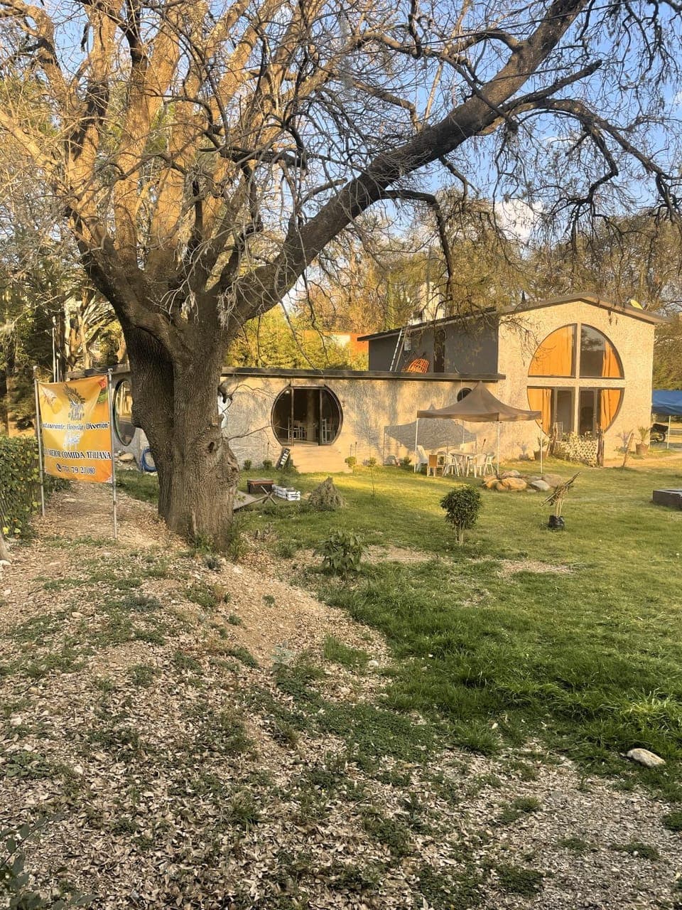 Off site, Garden view