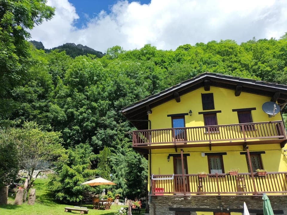 Property building, Natural landscape, Garden, Garden view