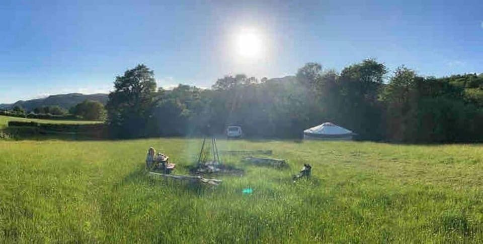 Spring, Natural landscape, Mountain view