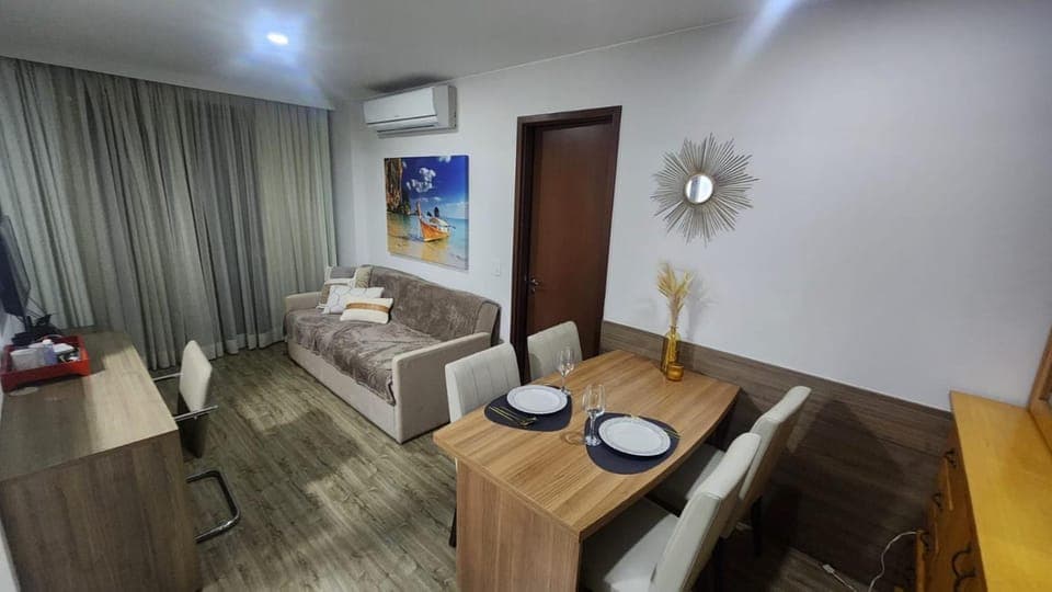 Living room, Seating area, air conditioner