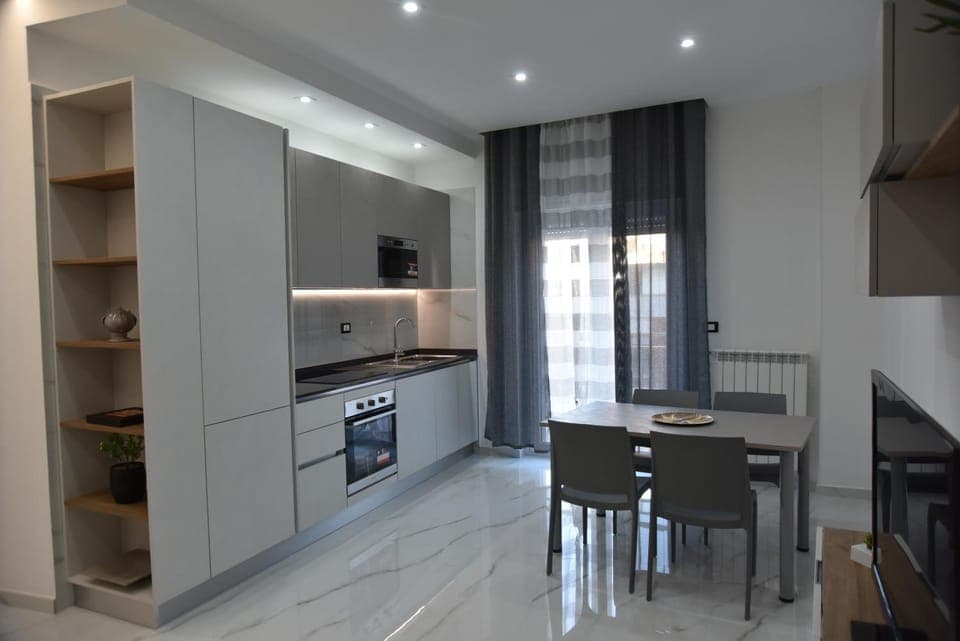 Kitchen or kitchenette, Living room