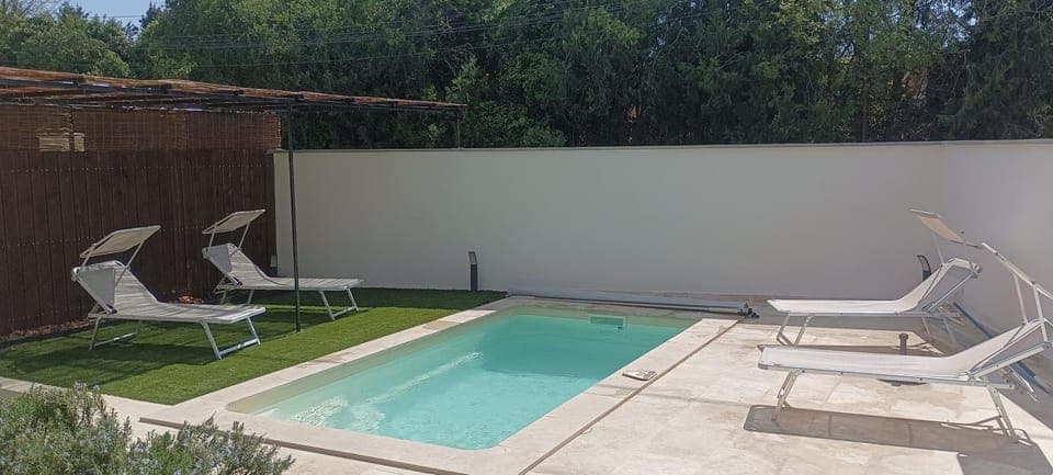 Garden, Swimming pool, sunbed