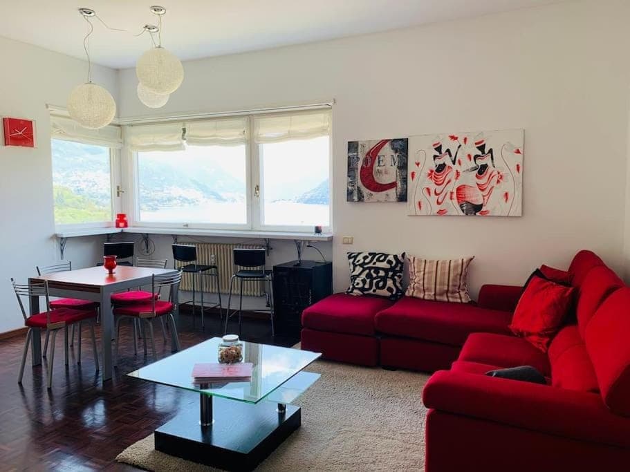 Living room, Seating area, Dining area