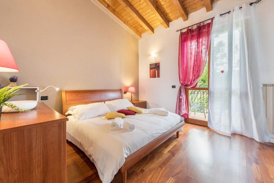 Property building, Living room, Bedroom