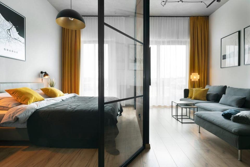 Living room, Seating area, Bedroom