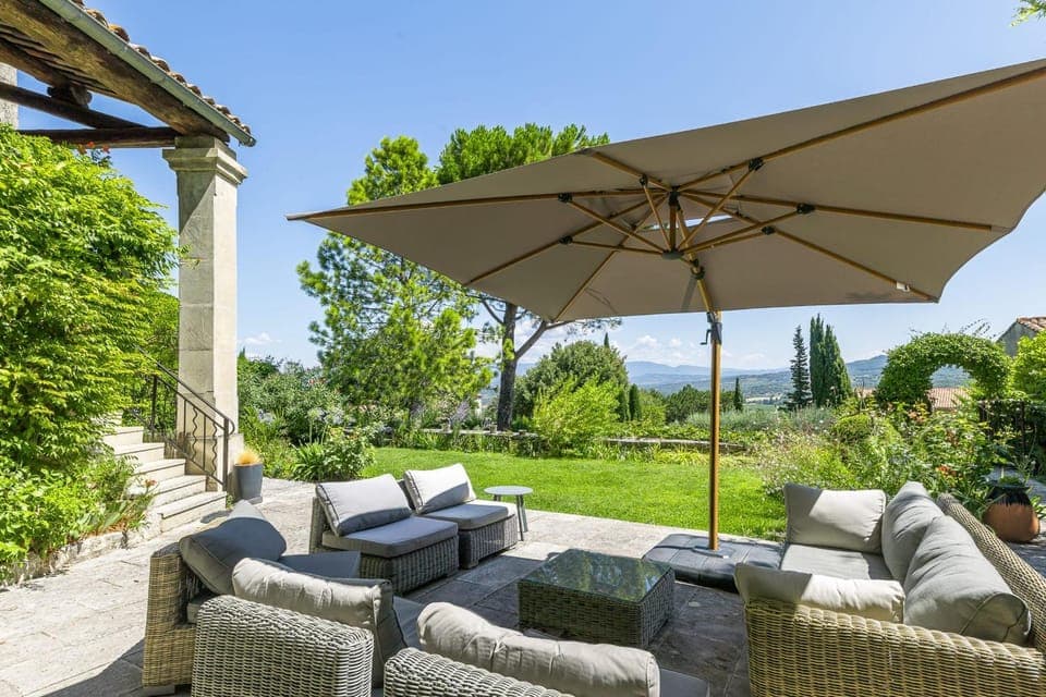 Patio, Natural landscape, Garden