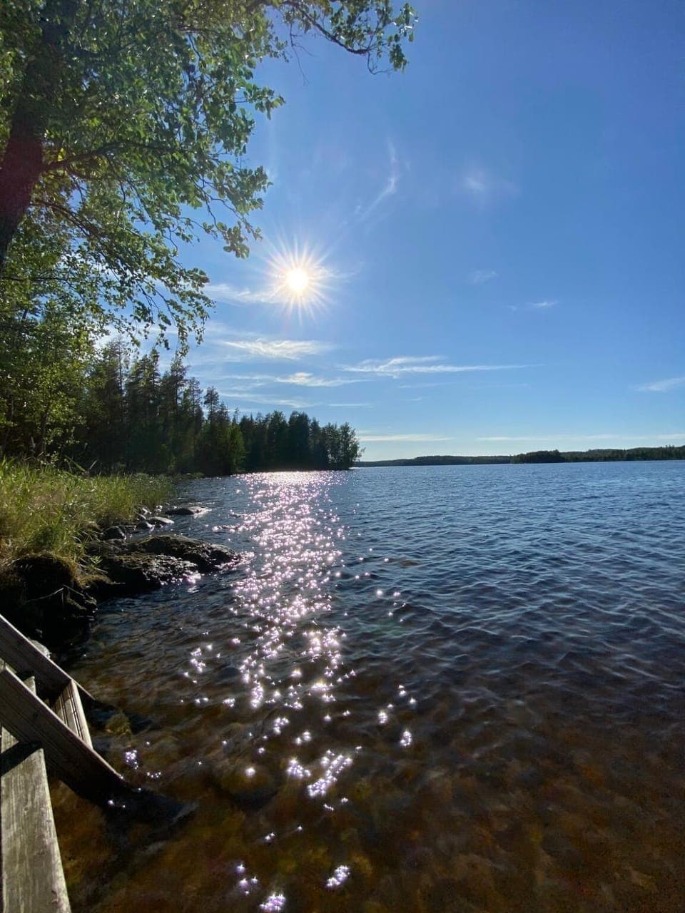 Day, Beach, Lake view, Location