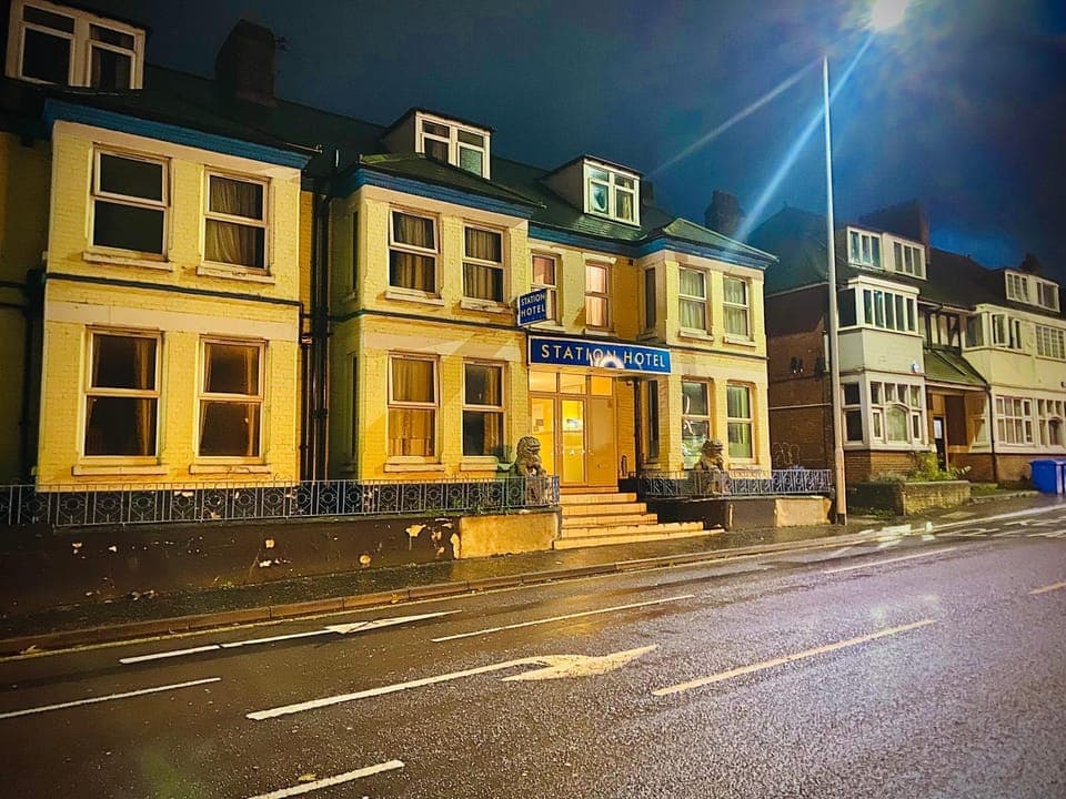 Property building, Night, Street view