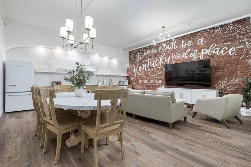 Living room, Dining area, kitchen