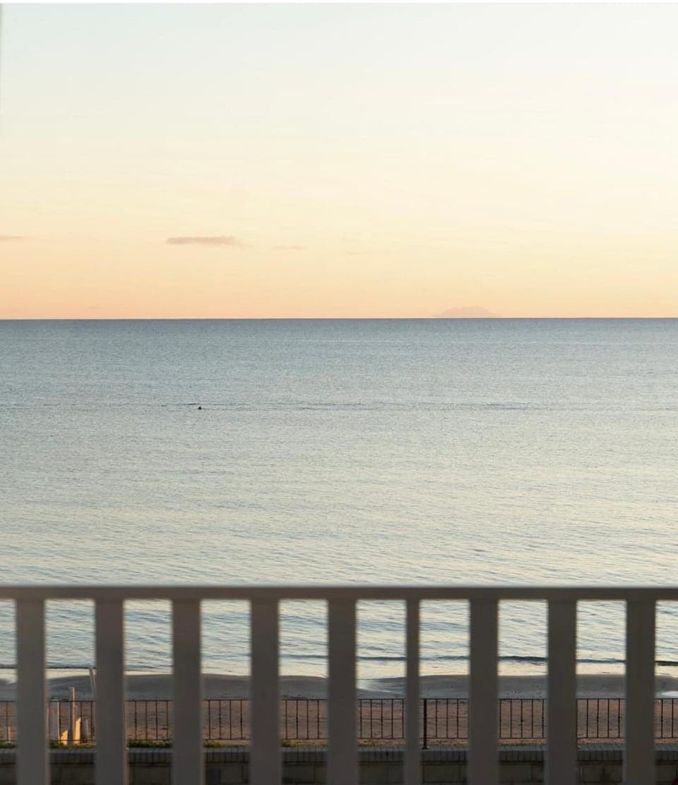 Natural landscape, Sea view, Sunset