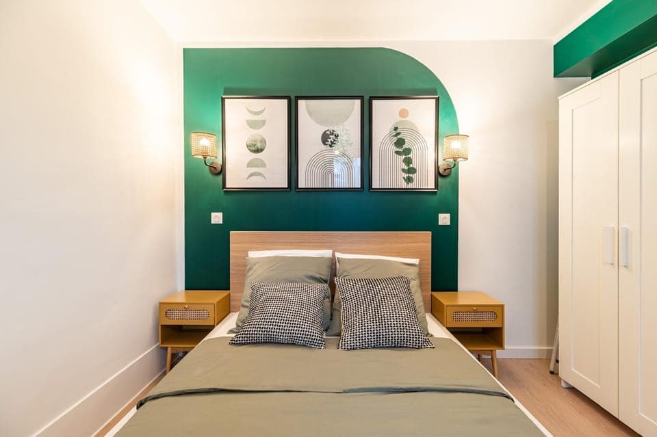 Bed, Bedroom, wardrobe