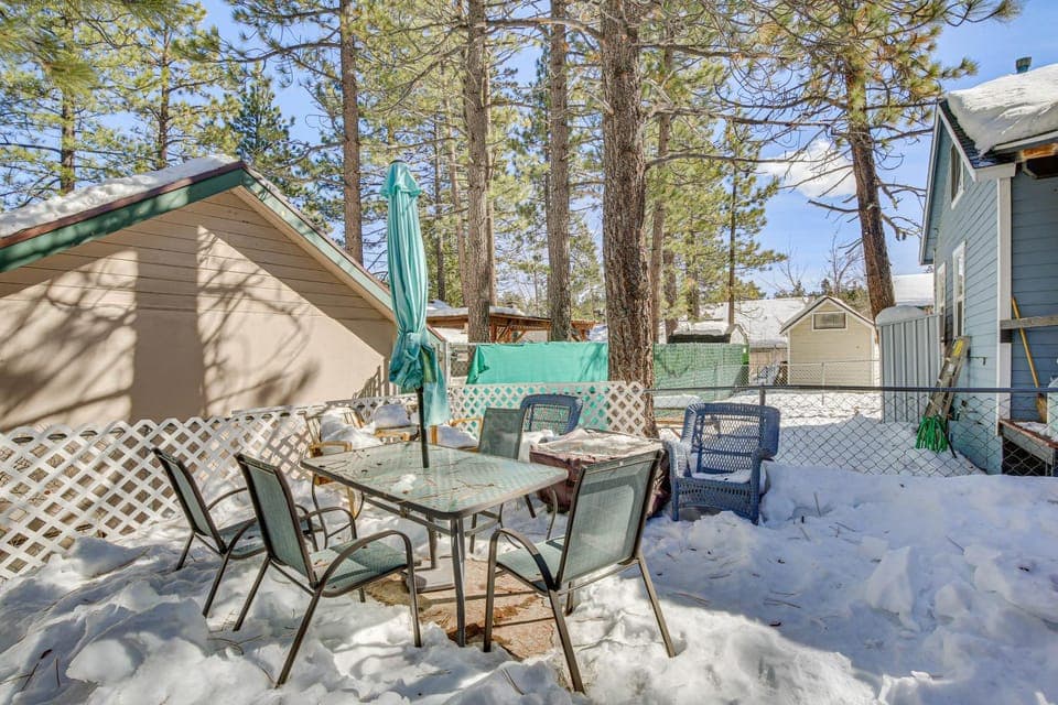 Cozy Cabin w/ Deck - 2 Mi to Bear Mountain Resort! Cabin in Big Bear