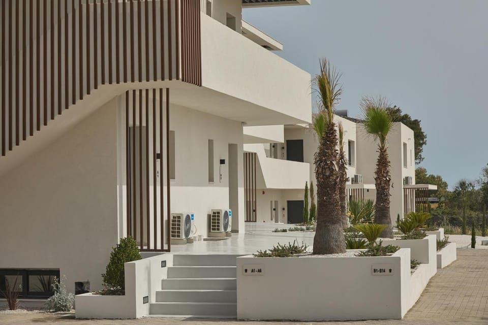 Property building, Patio, Day, Garden, View (from property/room)