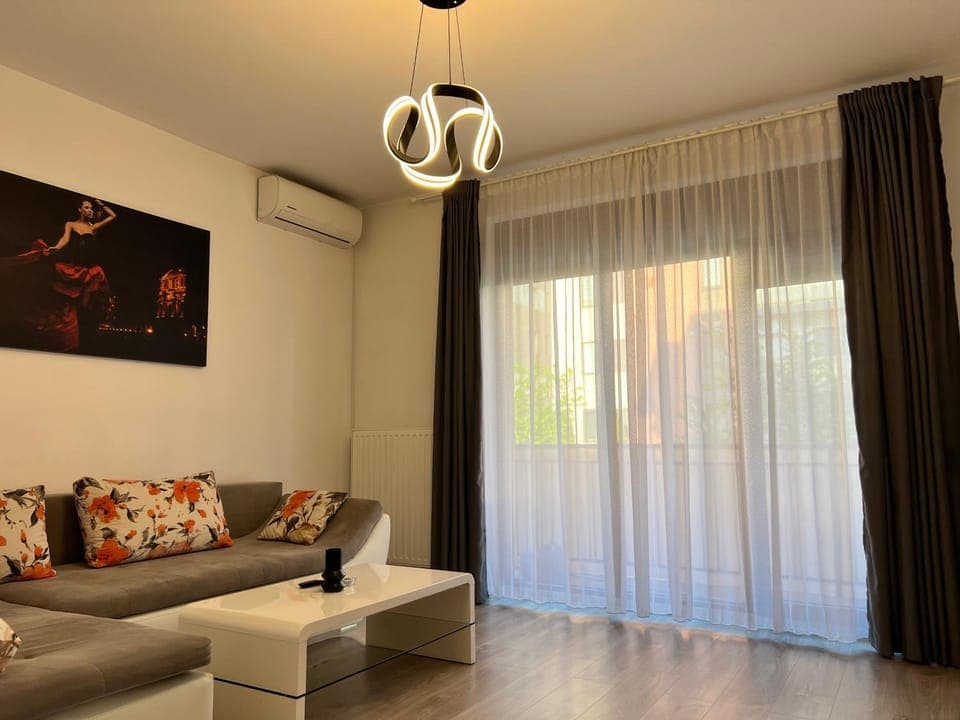 Living room, Seating area, air conditioner